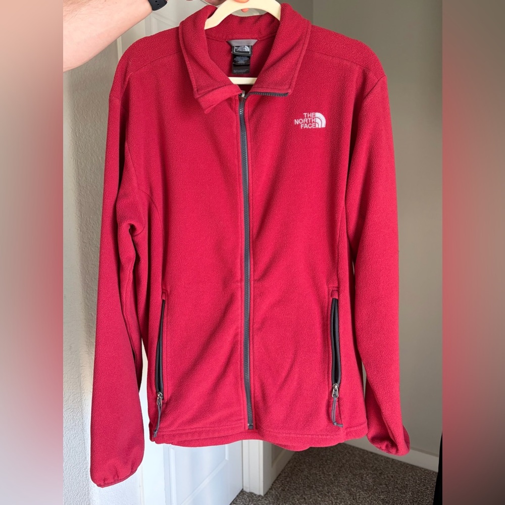 The North Face Men's Red Jacket - Men’s Red Fleece Jacket